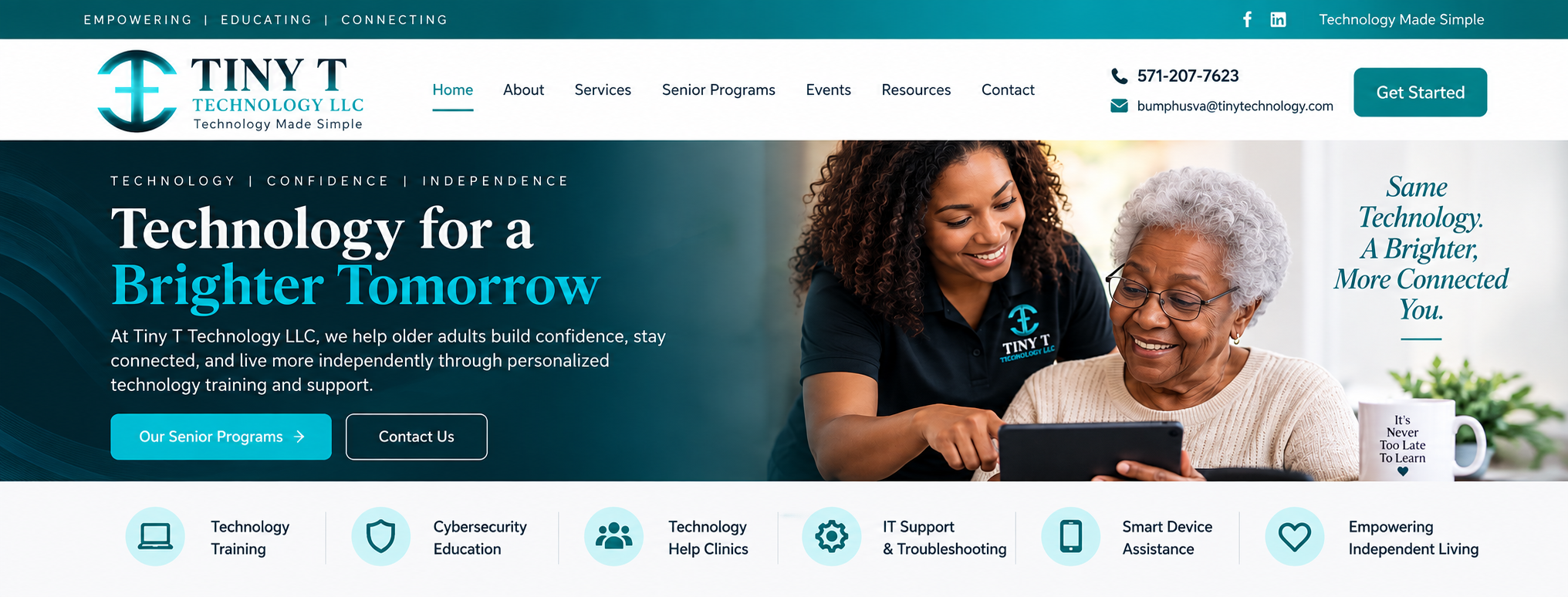 Technology support for older adults